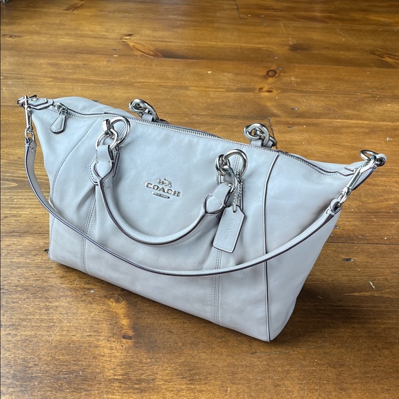 Coach Handbags - Coach Colette Shoulder Satchel f33806 Gray Birch